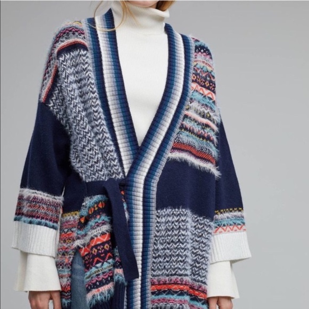 💕 Anthropologie 💕 Sleeping on Snow wrap cardigan